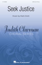 Seek Justice SATB choral sheet music cover